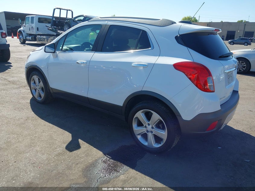 Vin: kl4cjasb1gb742365, lot: 46309610, buick encore 20163