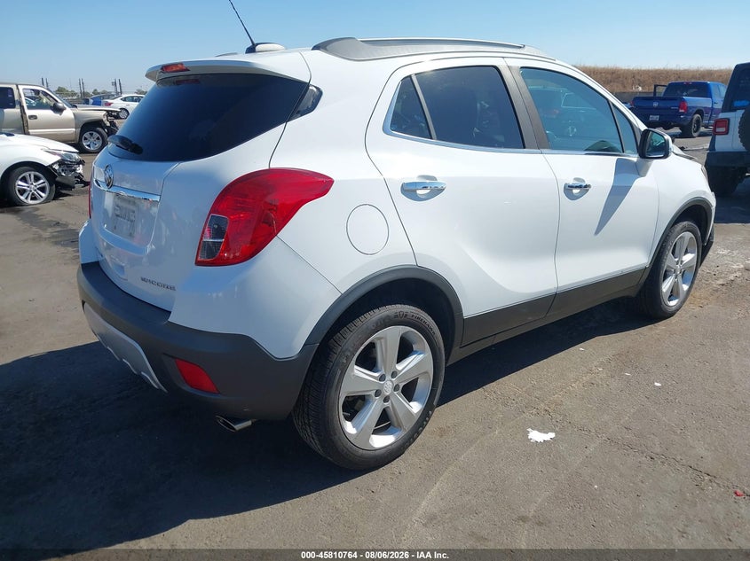 Vin: kl4cjasb1gb742365, lot: 46309610, buick encore 20164