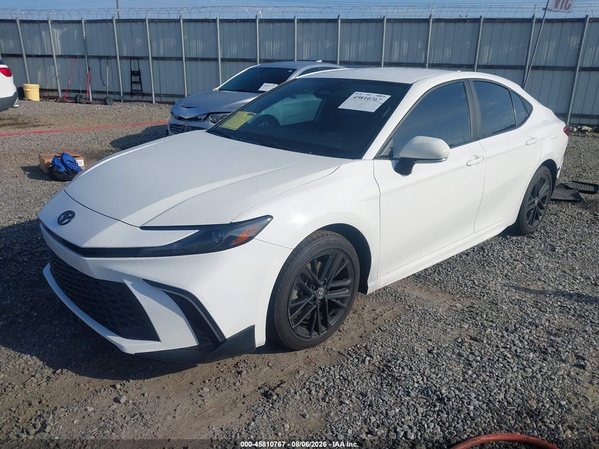 Vin: 4t1daack8su034955, lot: 46309613, toyota camry se 20252