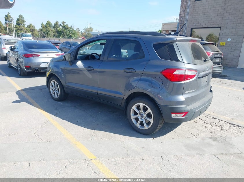 Vin: maj3p1te6jc208315, lot: 46309627, ford ecosport se 20183