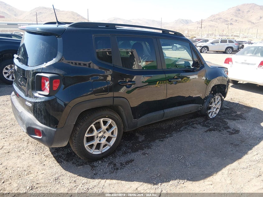 Vin: zacnjdbb4mpn24760, lot: 46309660, jeep renegade latitude 4x4 20214