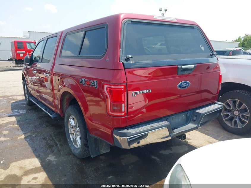Vin: 1ftew1eg7fke75089, lot: 46309661, ford f-150 xlt 20153