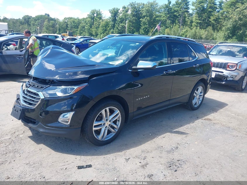 2018 Chevrolet Equinox, Front End, IAAI, VIN 2GNAXWEX7J6330193 — photo 2