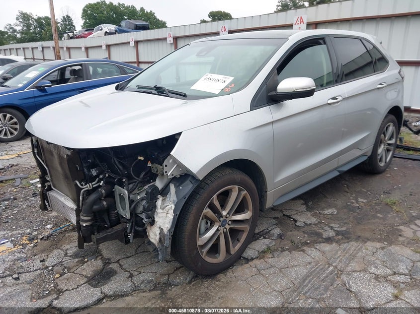 Vin: 2fmtk4ap6fbb75933, lot: 46309724, ford edge sport 20152
