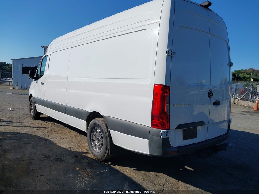 Vin: w1y4nchy0rt180778, lot: 46309725, mercedes-benz sprinter 2500 high roof 4-cyl diesel ho 20243