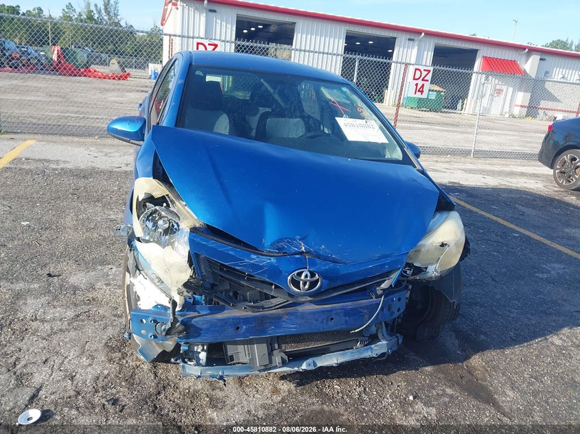 TOYOTA YARIS 2012 VIN JTDKTUD34CD536569