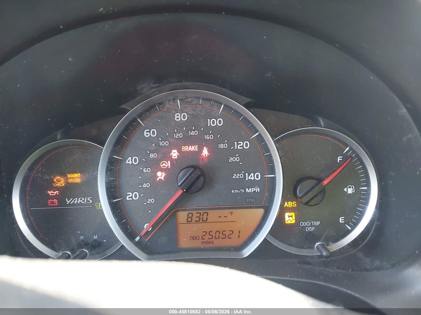 TOYOTA YARIS 2012 VIN JTDKTUD34CD536569