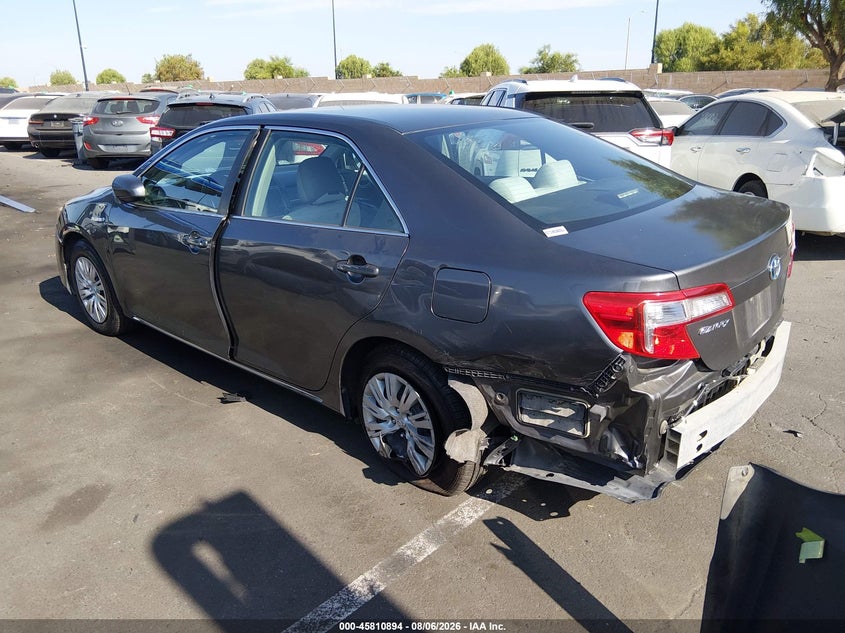 TOYOTA CAMRY HYBRID 2013 VIN 4T1BD1FK5DU081289