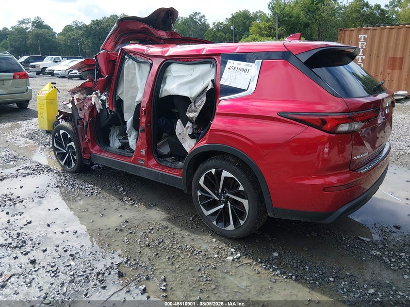 Vin: ja4j4ta88nz041570, lot: 46309747, mitsubishi outlander es 2.5 s-awc 20223