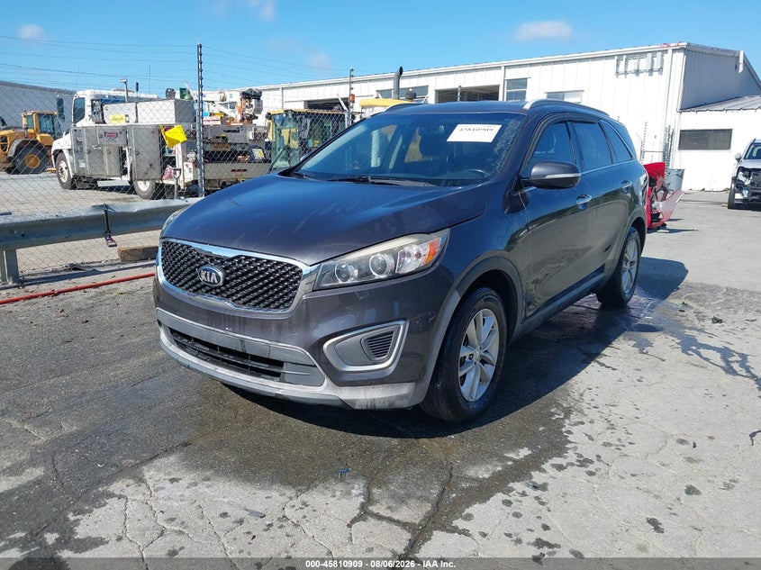 Vin: 5xypg4a3xgg152981, lot: 46309755, kia sorento 2.4l lx 20162