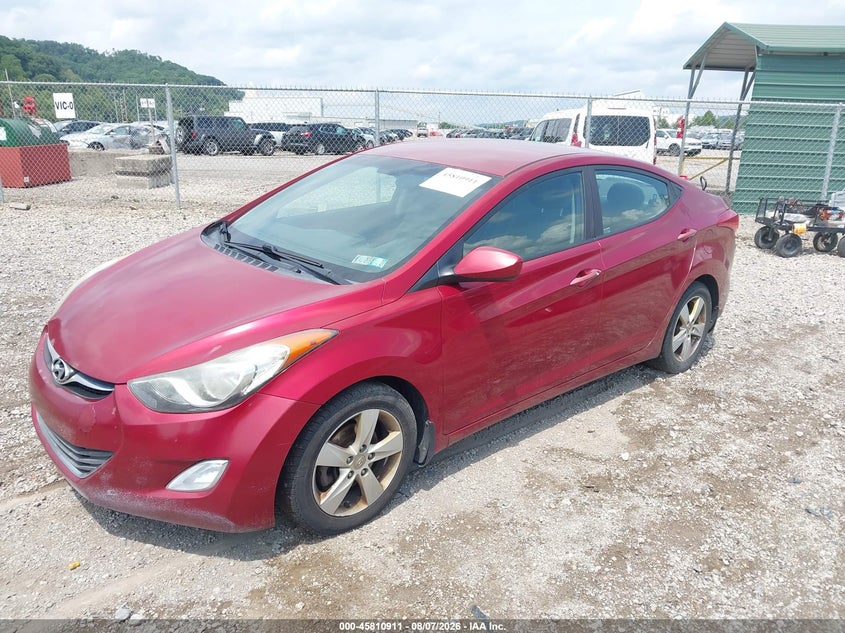 Vin: 5npdh4ae3dh450889, lot: 46309757, hyundai elantra gls 20132