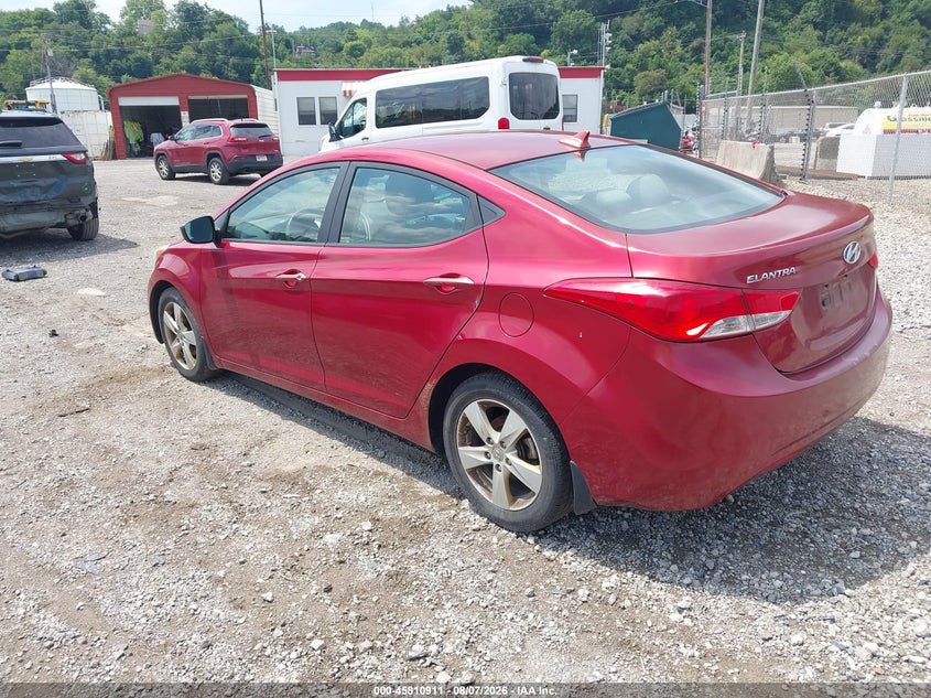 Vin: 5npdh4ae3dh450889, lot: 46309757, hyundai elantra gls 20133