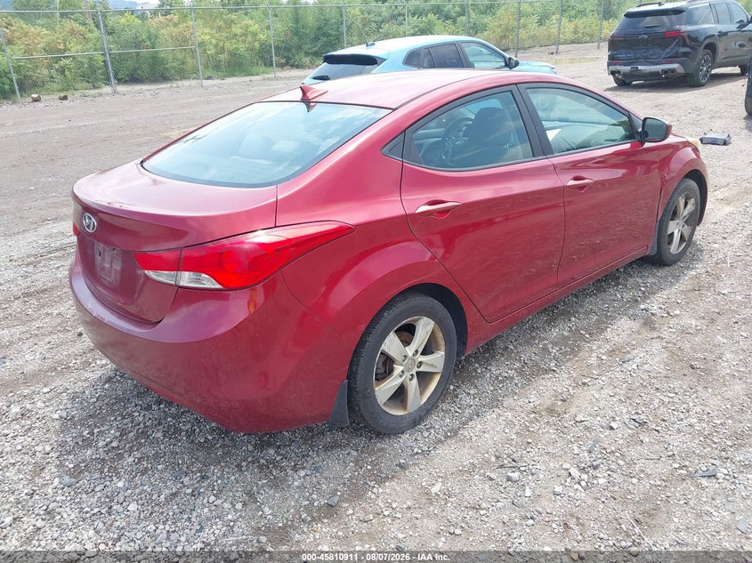 Vin: 5npdh4ae3dh450889, lot: 46309757, hyundai elantra gls 20134