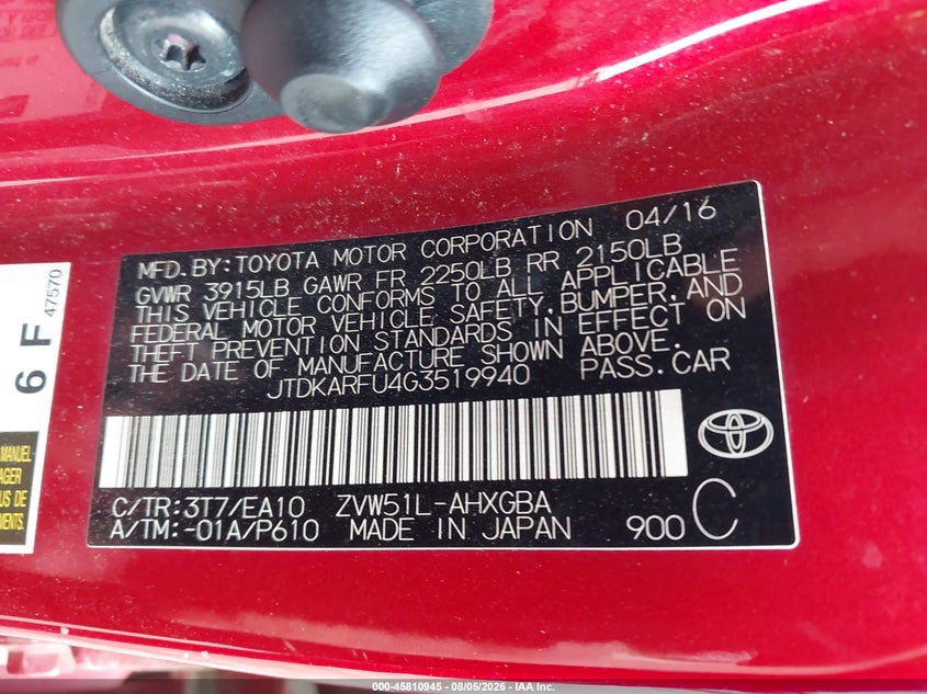 TOYOTA PRIUS - zdjęcie 9