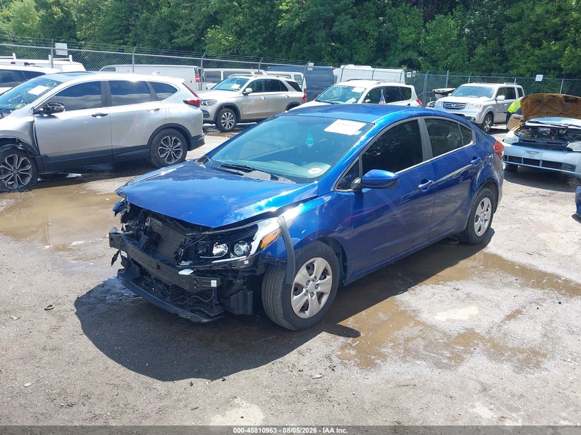 Vin: 3kpfk4a76je185283, lot: 46309810, kia forte lx 20182