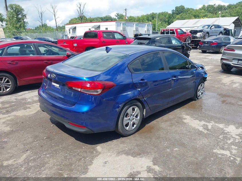 Vin: 3kpfk4a76je185283, lot: 46309810, kia forte lx 20184