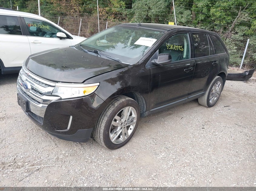 Vin: 2fmdk3jc8dbb90149, lot: 46309831, ford edge sel 20132