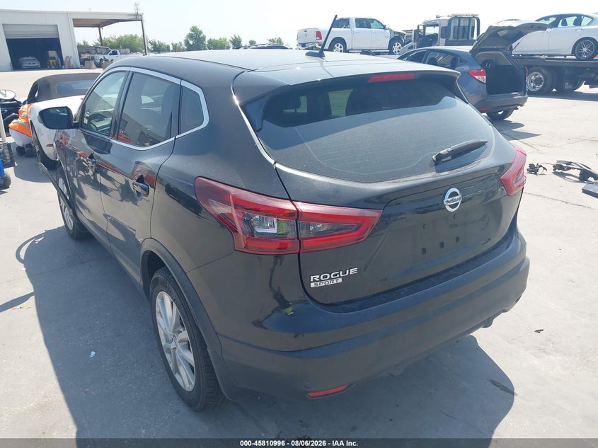 Vin: jn1bj1av1mw302716, lot: 46309842, nissan rogue sport s fwd xtronic cvt 20213