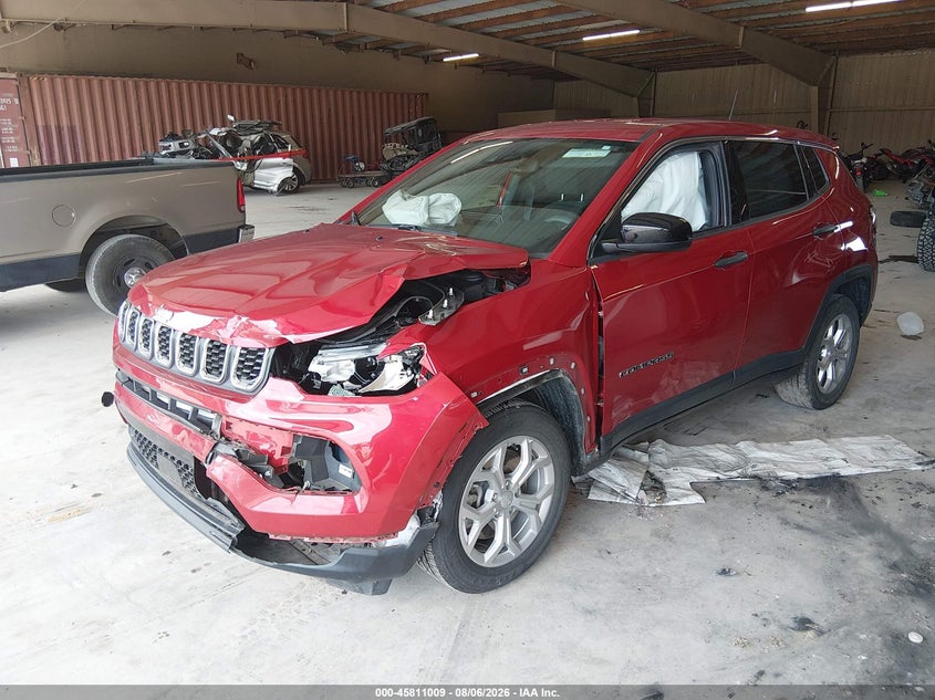 Vin: 3c4njdan9rt153836, lot: 46309855, jeep compass sport 4x4 20242