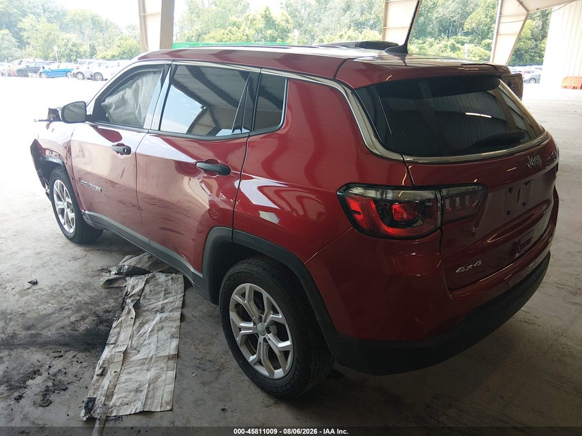 Vin: 3c4njdan9rt153836, lot: 46309855, jeep compass sport 4x4 20243