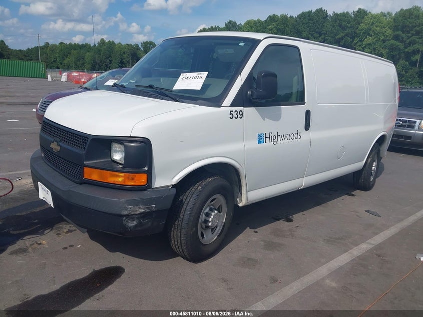 Vin: 1gcwgaff2g1330749, lot: 46309856, chevrolet express 2500 work van 20162