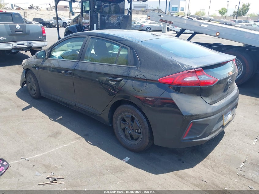 Vin: kmhc75lc1ju100108, lot: 46309872, hyundai ioniq hybrid sel 20183