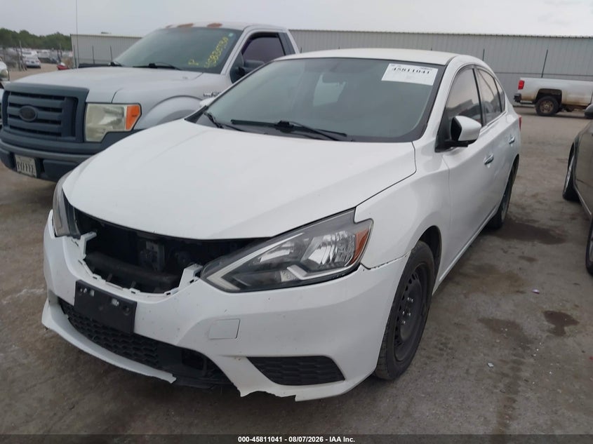 Vin: 3n1ab7ap8ky341709, lot: 46309887, nissan sentra s 20192
