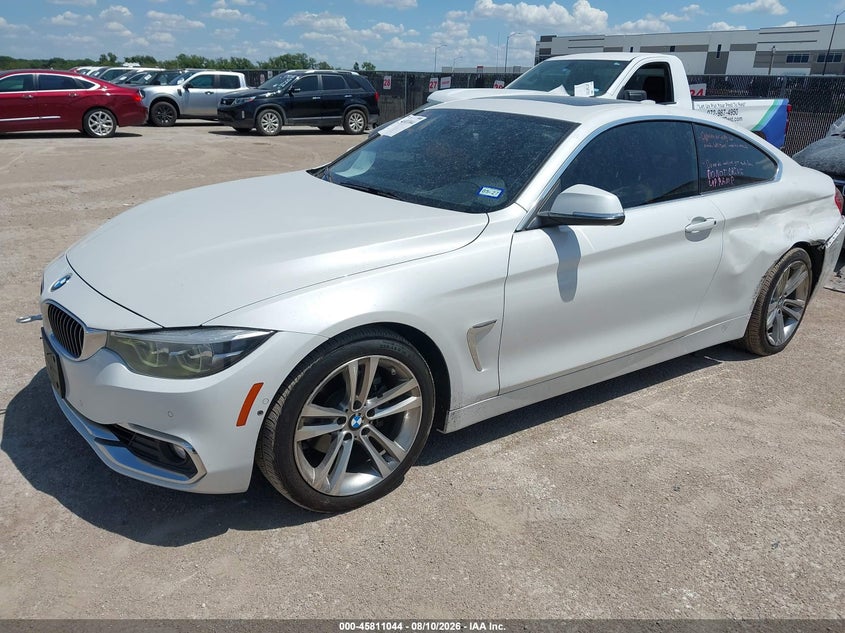 Vin: wba4w3c54jab87327, lot: 46309890, bmw 430i 20182