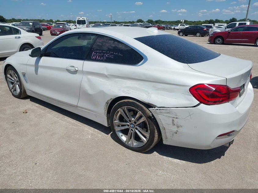 Vin: wba4w3c54jab87327, lot: 46309890, bmw 430i 20183