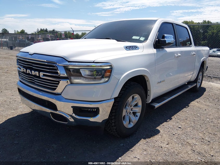 Vin: 1c6srfjt8kn902192, lot: 46309898, ram 1500 laramie  4x4 5'7 box 20192