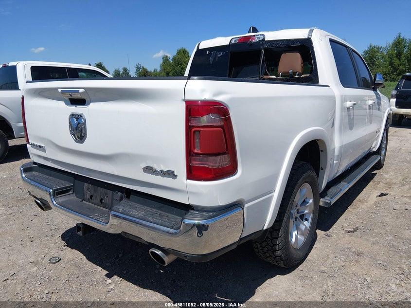 Vin: 1c6srfjt8kn902192, lot: 46309898, ram 1500 laramie  4x4 5'7 box 20194