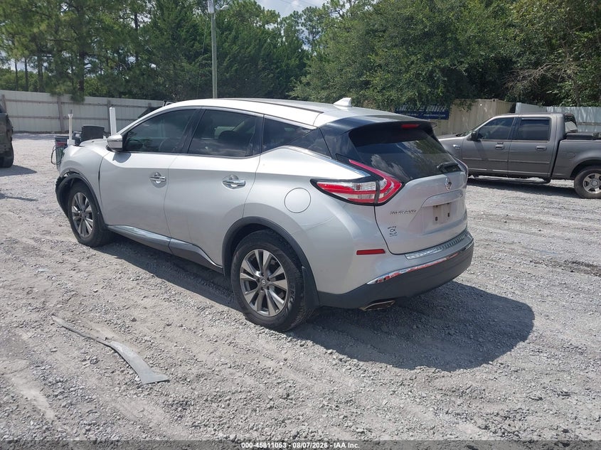 Vin: 5n1az2mg9hn163351, lot: 46309899, nissan murano s 20173