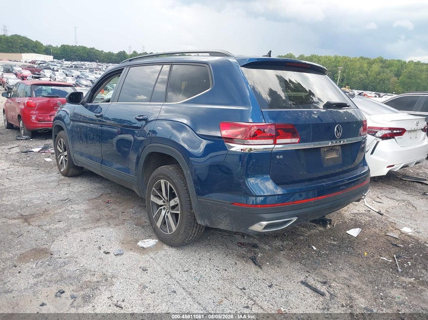 Vin: 1v2lp2ca2mc528764, lot: 46309907, volkswagen atlas 2.0t se 20213