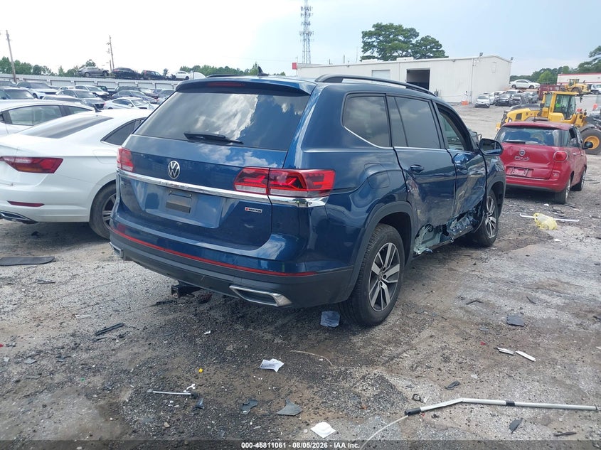 Vin: 1v2lp2ca2mc528764, lot: 46309907, volkswagen atlas 2.0t se 20214