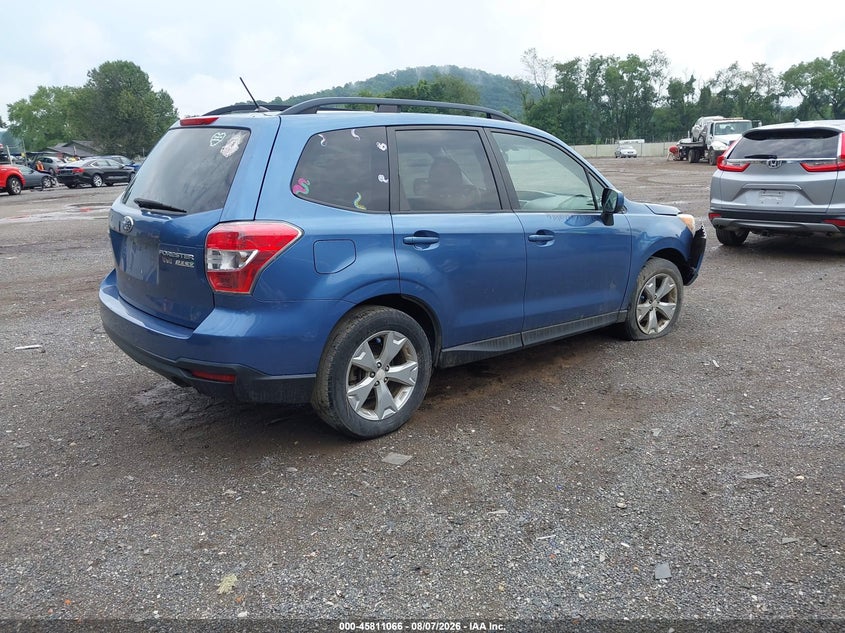 Vin: jf2sjadc8fh534777, lot: 46309912, subaru forester 2.5i premium 20154