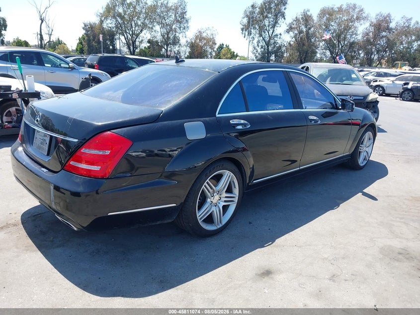 Vin: wddng7bb0ba419364, lot: 46309920, mercedes-benz s 550 20114