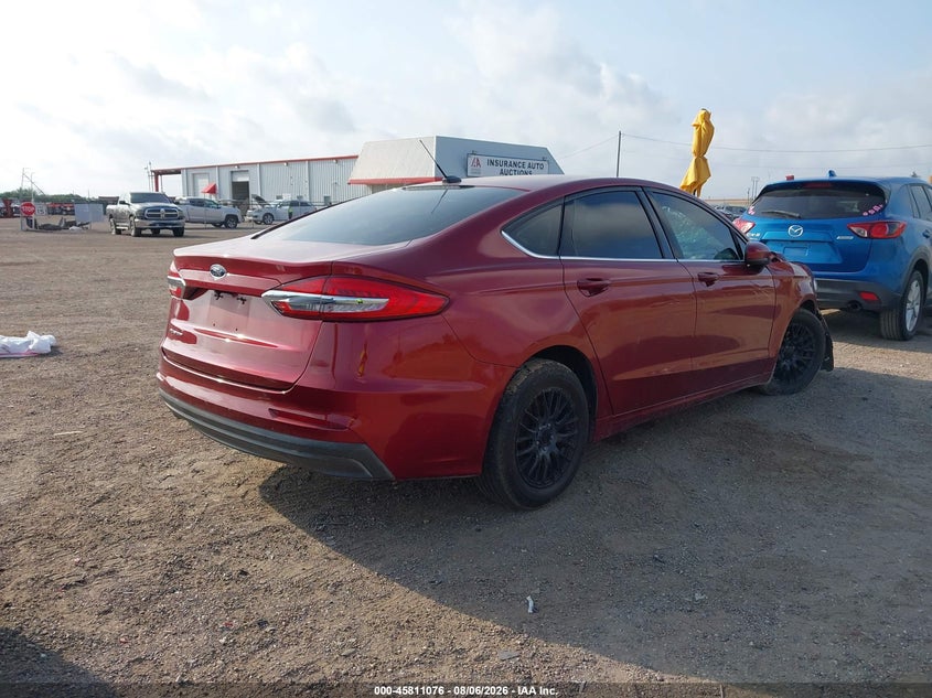 Vin: 3fa6p0g7xkr250458, lot: 46309922, ford fusion s 20194