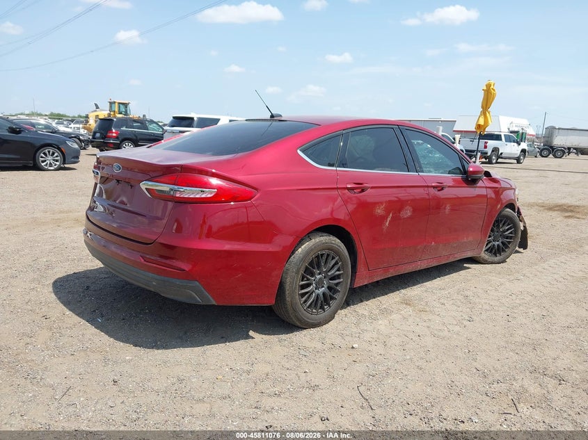 Vin: 3fa6p0g7xkr250458, lot: 46309922, ford fusion s 20194