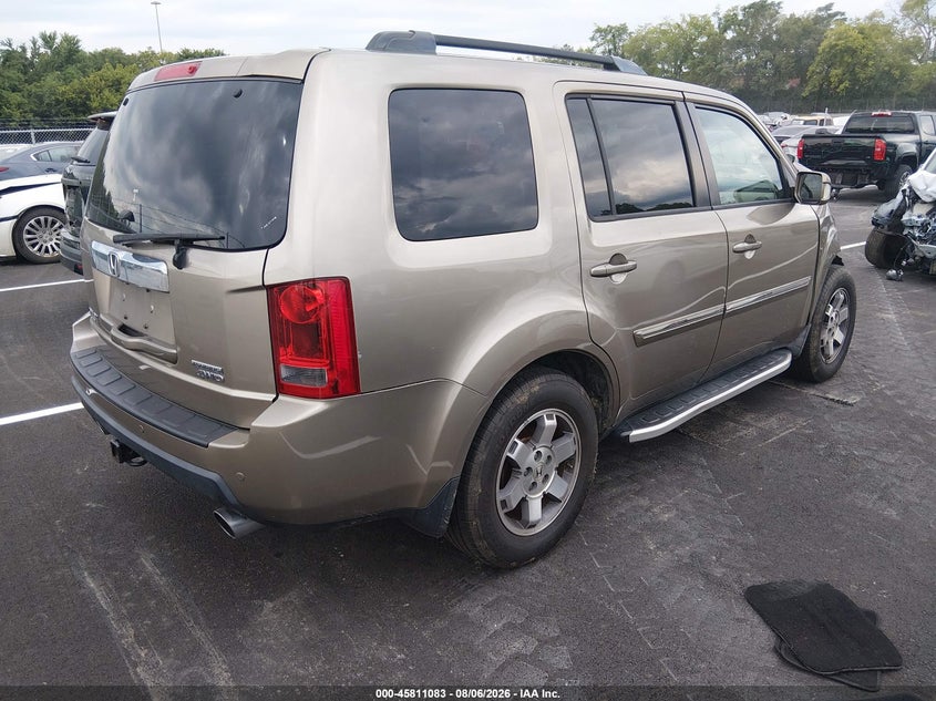 Vin: 5fnyf4h98bb008928, lot: 46309929, honda pilot touring 20114