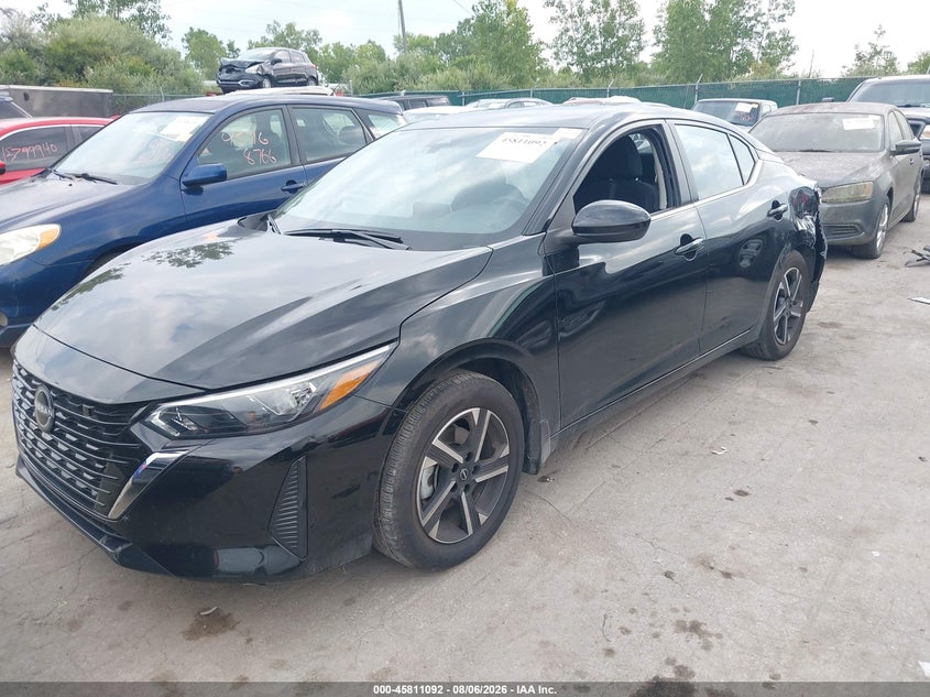 Vin: 3n1ab8cv1sy408491, lot: 46309938, nissan sentra sv 20252