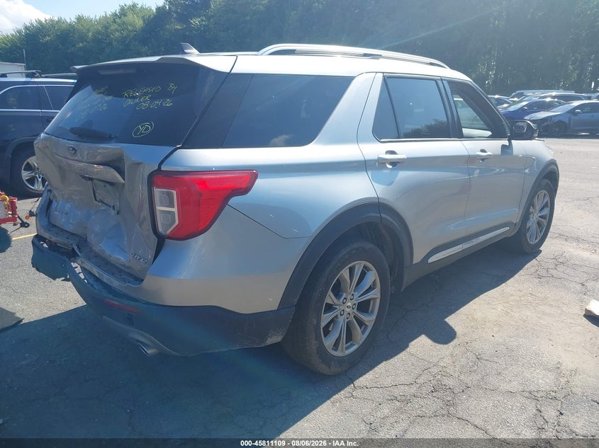Vin: 1fmsk8fh6mgb03494, lot: 46309956, ford explorer limited 20214