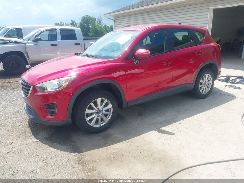 Vin: jm3ke4byxg0638178, lot: 46309962, mazda cx-5 sport 20162