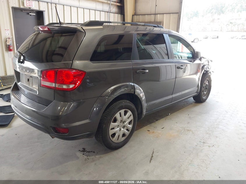 Vin: 3c4pdcbb4kt875140, lot: 46309973, dodge journey se 20194