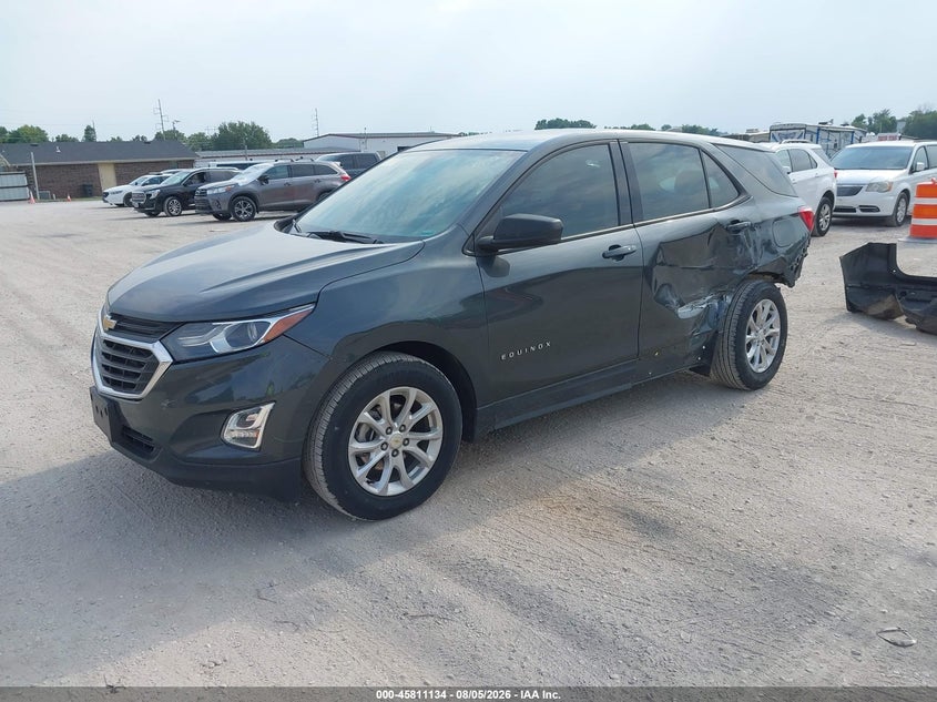 Vin: 3gnaxhev7js572476, lot: 46309980, chevrolet equinox ls 20182