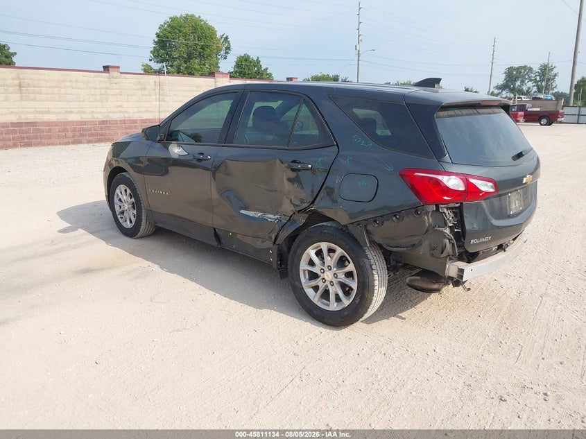 Vin: 3gnaxhev7js572476, lot: 46309980, chevrolet equinox ls 20183