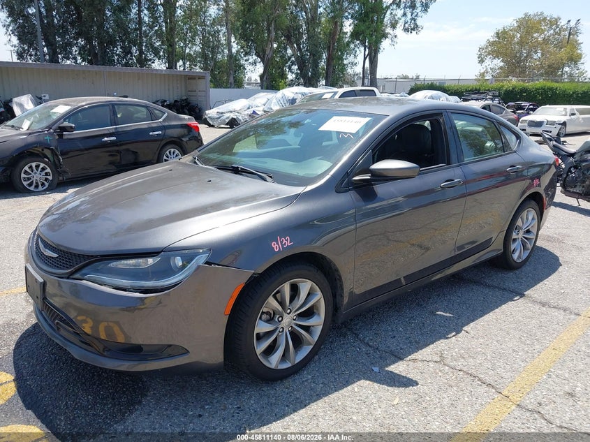 Vin: 1c3cccbb5fn746397, lot: 46309987, chrysler 200 s 20152