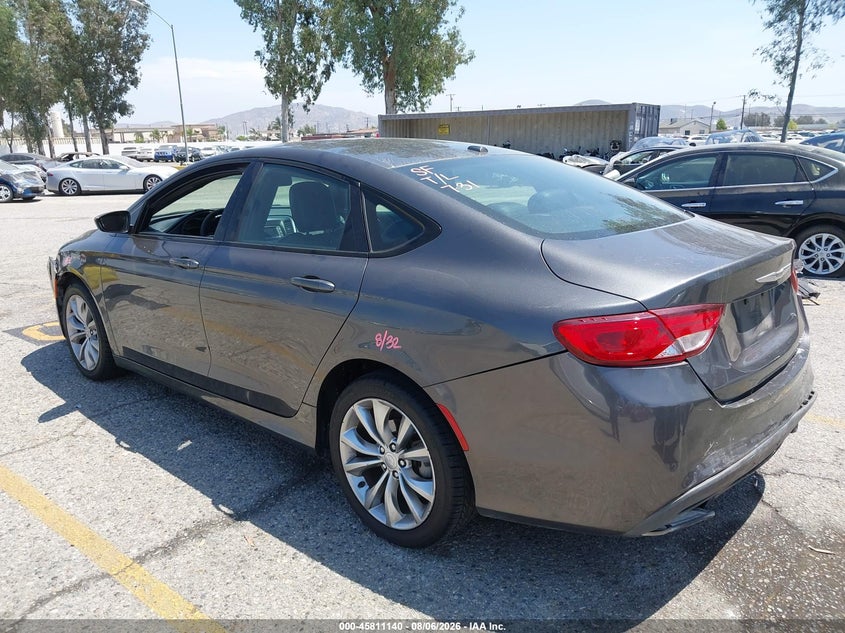Vin: 1c3cccbb5fn746397, lot: 46309987, chrysler 200 s 20153