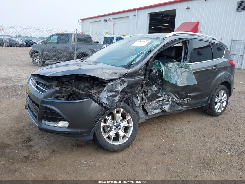 Vin: 1fmcu9j90guc27061, lot: 46309992, ford escape titanium 20162