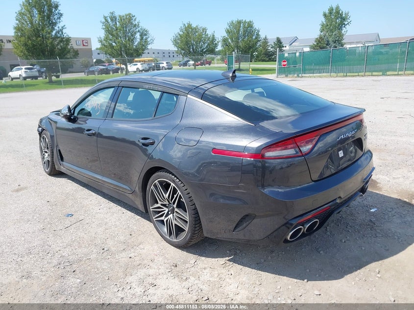 Vin: knae55lc3n6111783, lot: 46309999, kia stinger gt2 20223