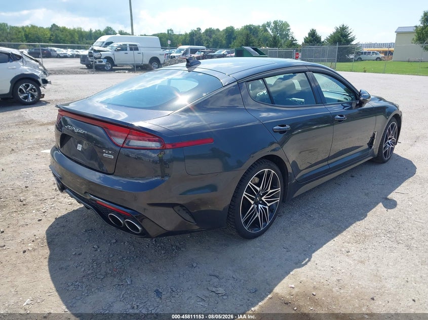 Vin: knae55lc3n6111783, lot: 46309999, kia stinger gt2 20224